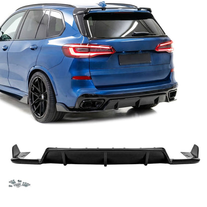 Aero style Diffuser bak X5 G05 PRE LCI Blank Svart (19-23)