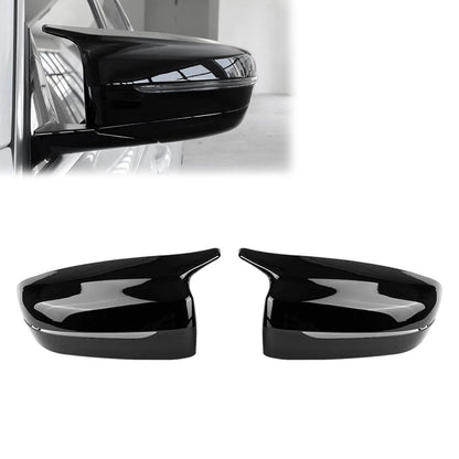 M sport stil spegelkåpor set för BMW G11, G12, G15, G20, G22, G30, (endast vänsterstyrd) Blank svart
