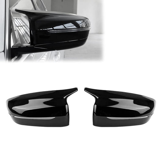 M sport stil spegelkåpor set för BMW G11, G12, G15, G20, G22, G30, (endast vänsterstyrd) Blank svart