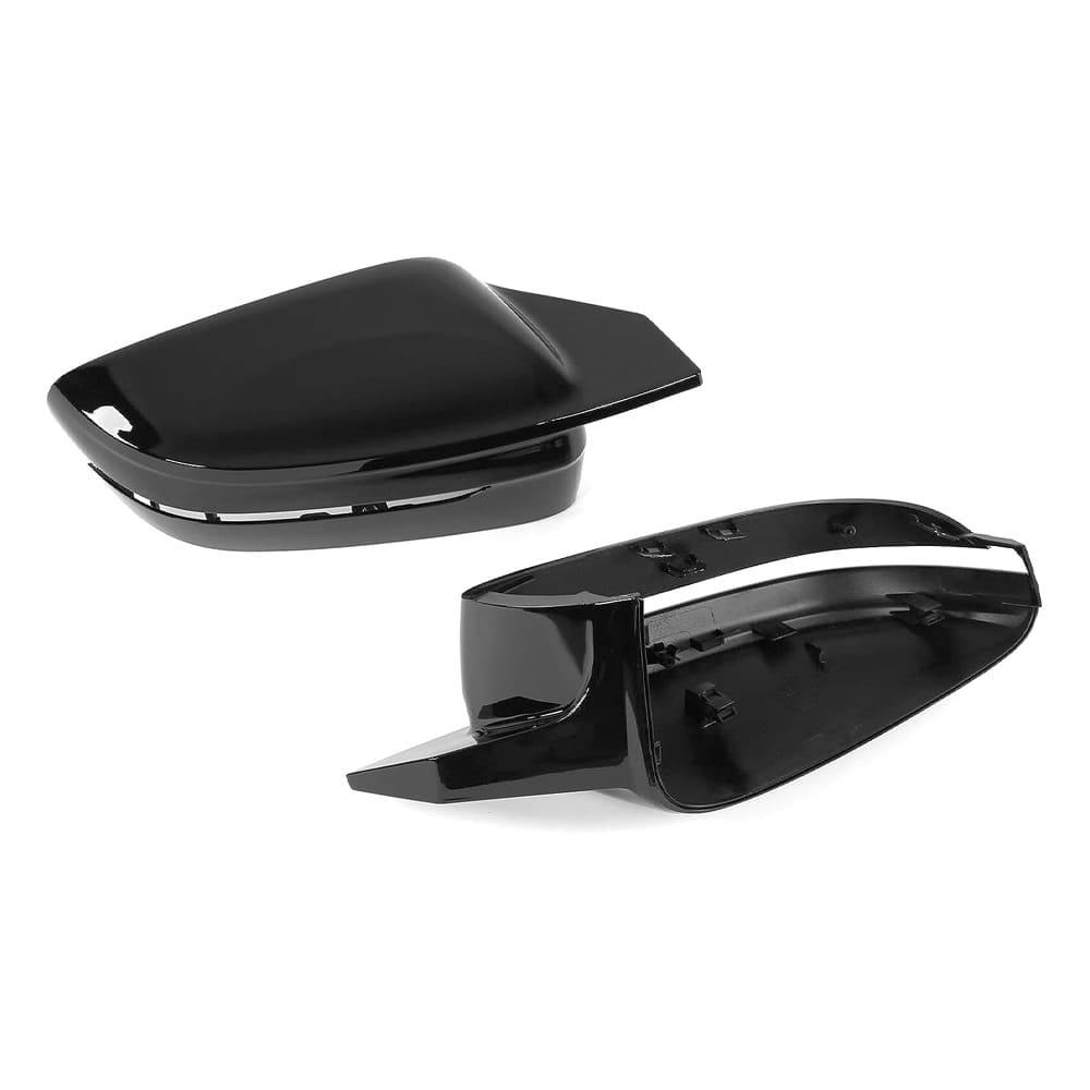 M stil spegelkåpor BMW G11, G12, G15, G20, G22, G30 (endast vänsterstyrd) Blank svart