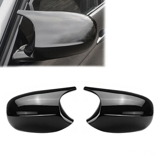 Spegelkåpor E81/E82/E87/E88 Blank Svart Lci