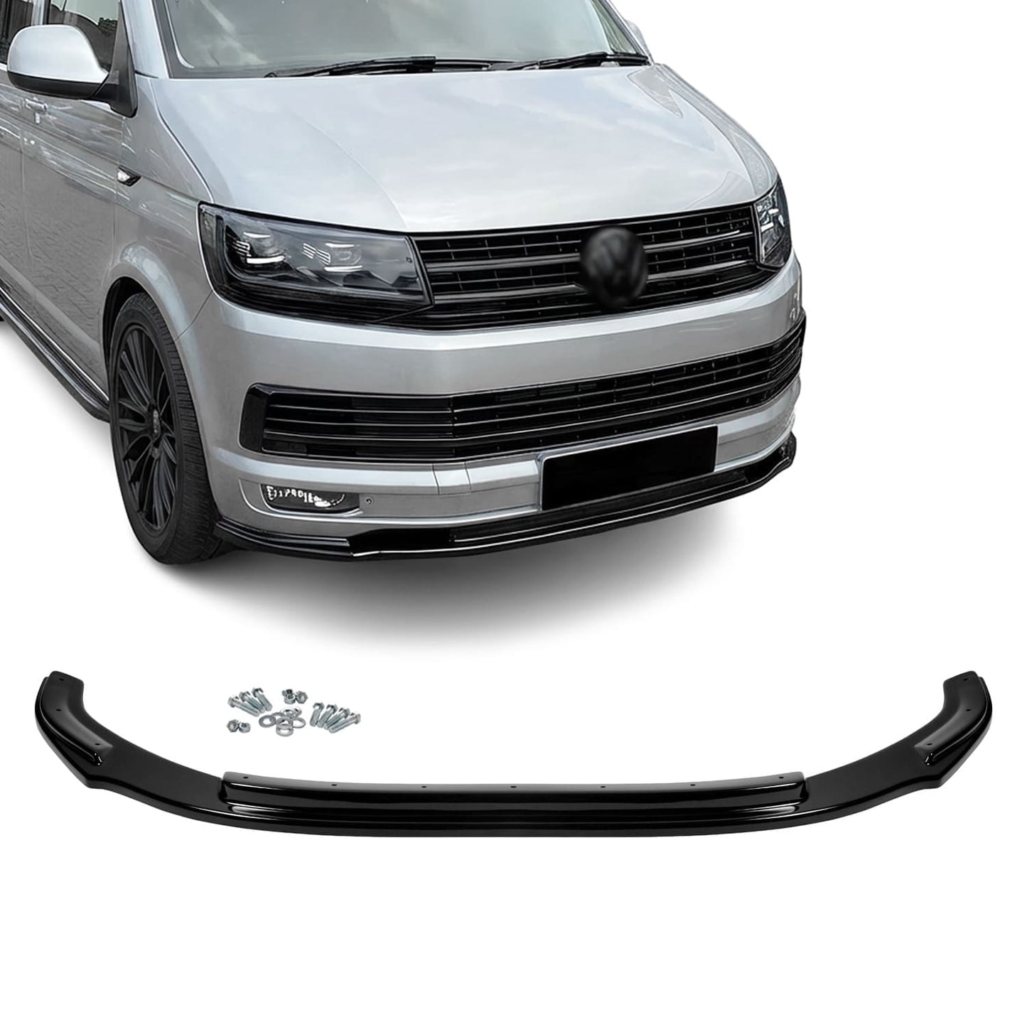 MX Frontläpp Volkswagen Transporter T6 Blank Svart