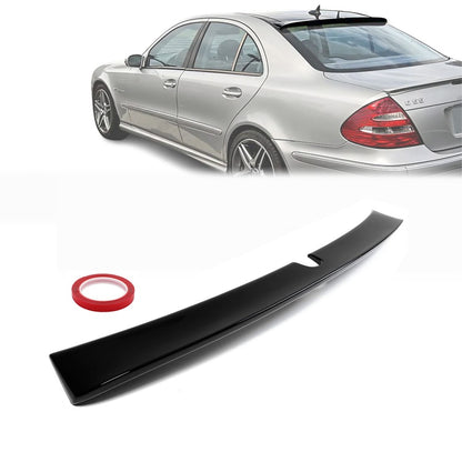 Takspoiler Mercedes W211 Sedan Blank svart (02-09)