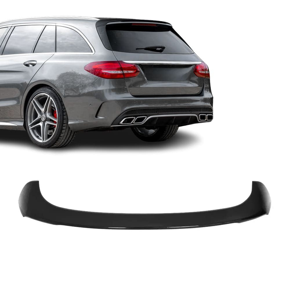 C63 style Takvinge Mercedes S205 / W205 Blank svart (14-21)