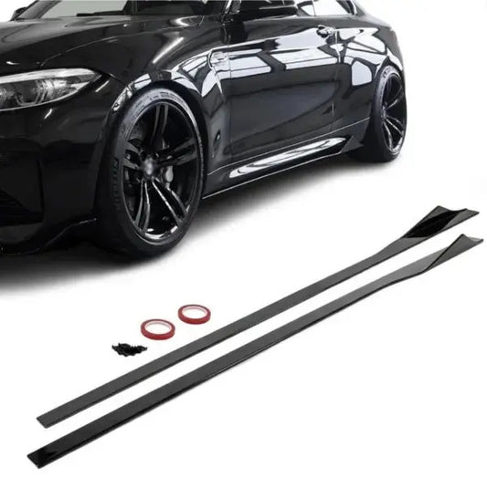 WR Sidokjols diffusers BMW M2 F87 (16-21) Blank svart