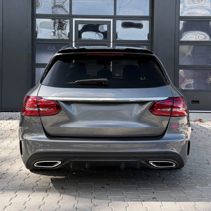 MX-Style Takspoiler för Mercedes S205 (W205) Kombi, blank svart