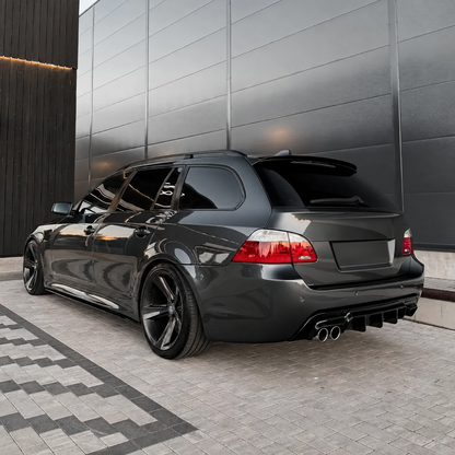 WR Bak Diffuser för BMW E60 / E61 med M-Pack, blank svart