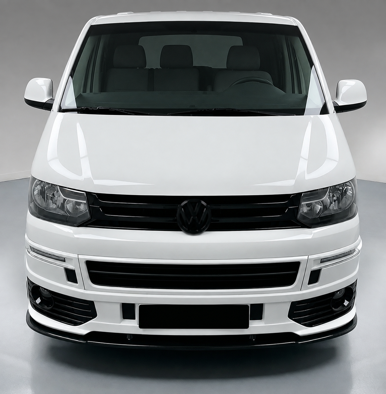 Sportline stil Frontläpp + Nedre Spoiler sats för VW T5.1 (09-14)