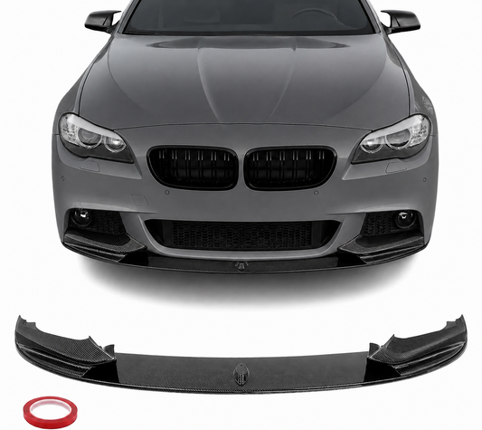 Frontläpp F10/F11 carbon look (10-17)