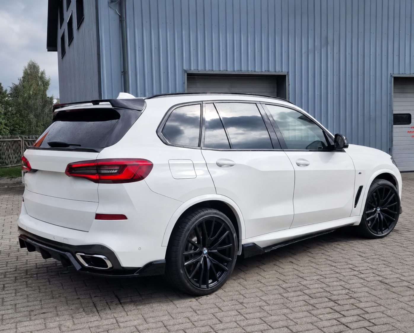 Aero style Diffuser bak X5 G05 PRE LCI Blank Svart (19-23)