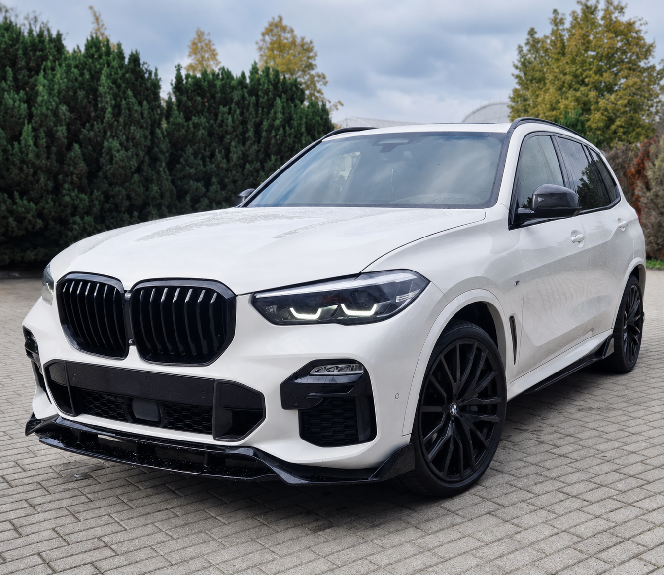 Aero style Frontläpp X5 G05 PRE LCI Blank Svart (19-23)