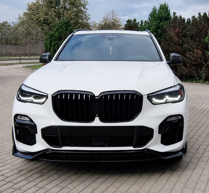 Aero style Frontläpp X5 G05 PRE LCI Blank Svart (19-23)