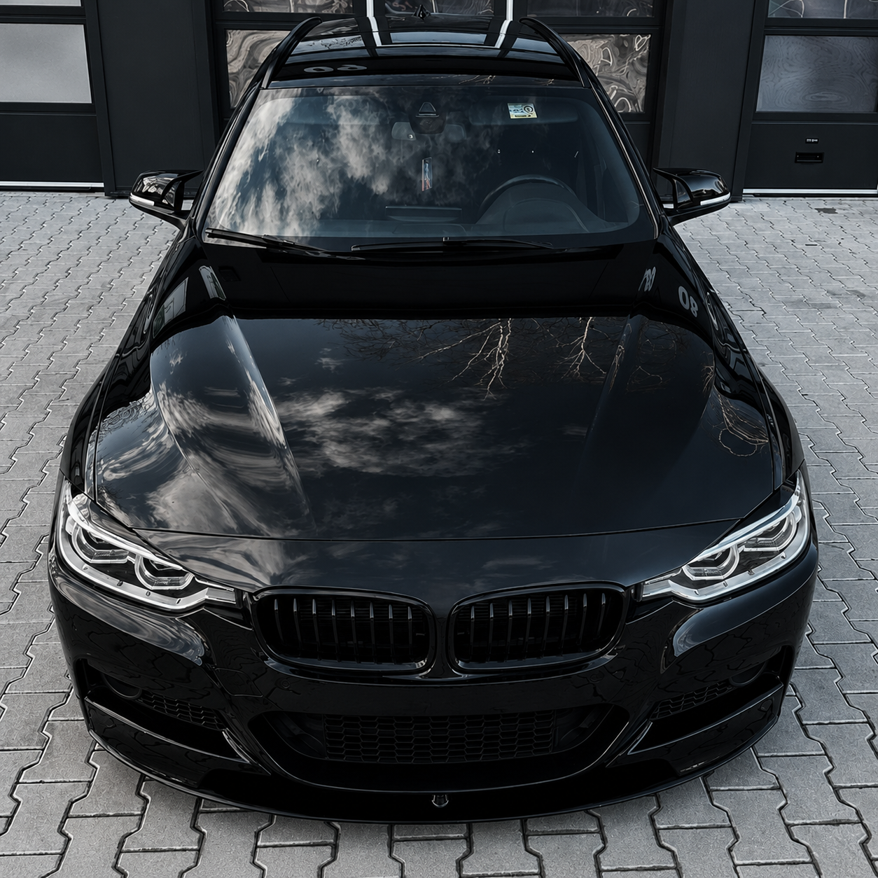 Ögonlock för BMW f30 / f31 Blank Svart