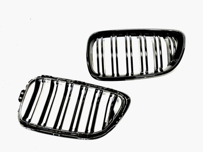 Njurar F22/F23/F87 Blank Svart dubbelribbade (14-20)