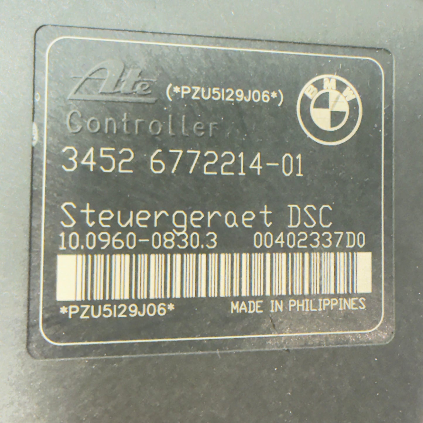 W0345 ABS pump/styrenhet Bmw E90 / E91 2005-2012 art: 3452677221401