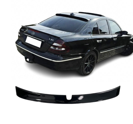 Takspoiler Mercedes W211 Sedan Blank svart (02-09)