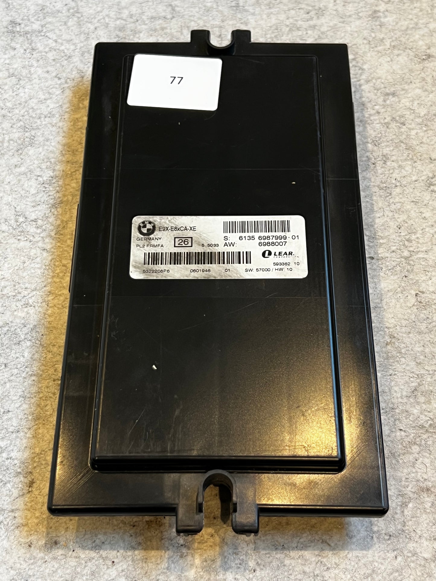 FRM CA XE (footwell module) E9x art:6135698799901