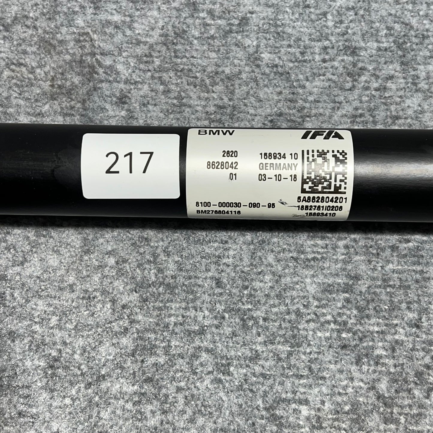 Mellanaxel främre Bmw E90 / E91 N47/M57 art: 8628042