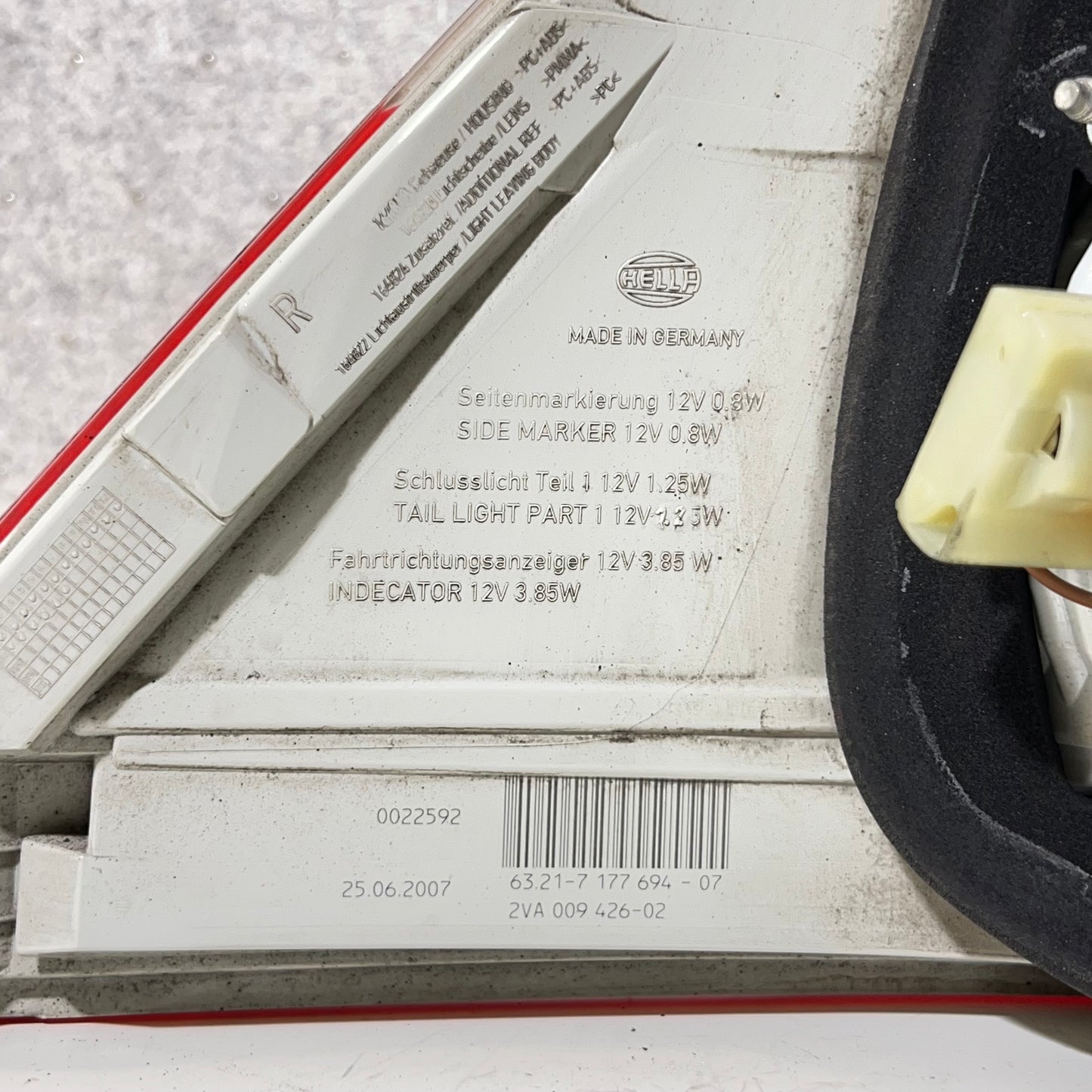 W0289 Bakljus höger Bmw E61 LCI art: 6321717769407