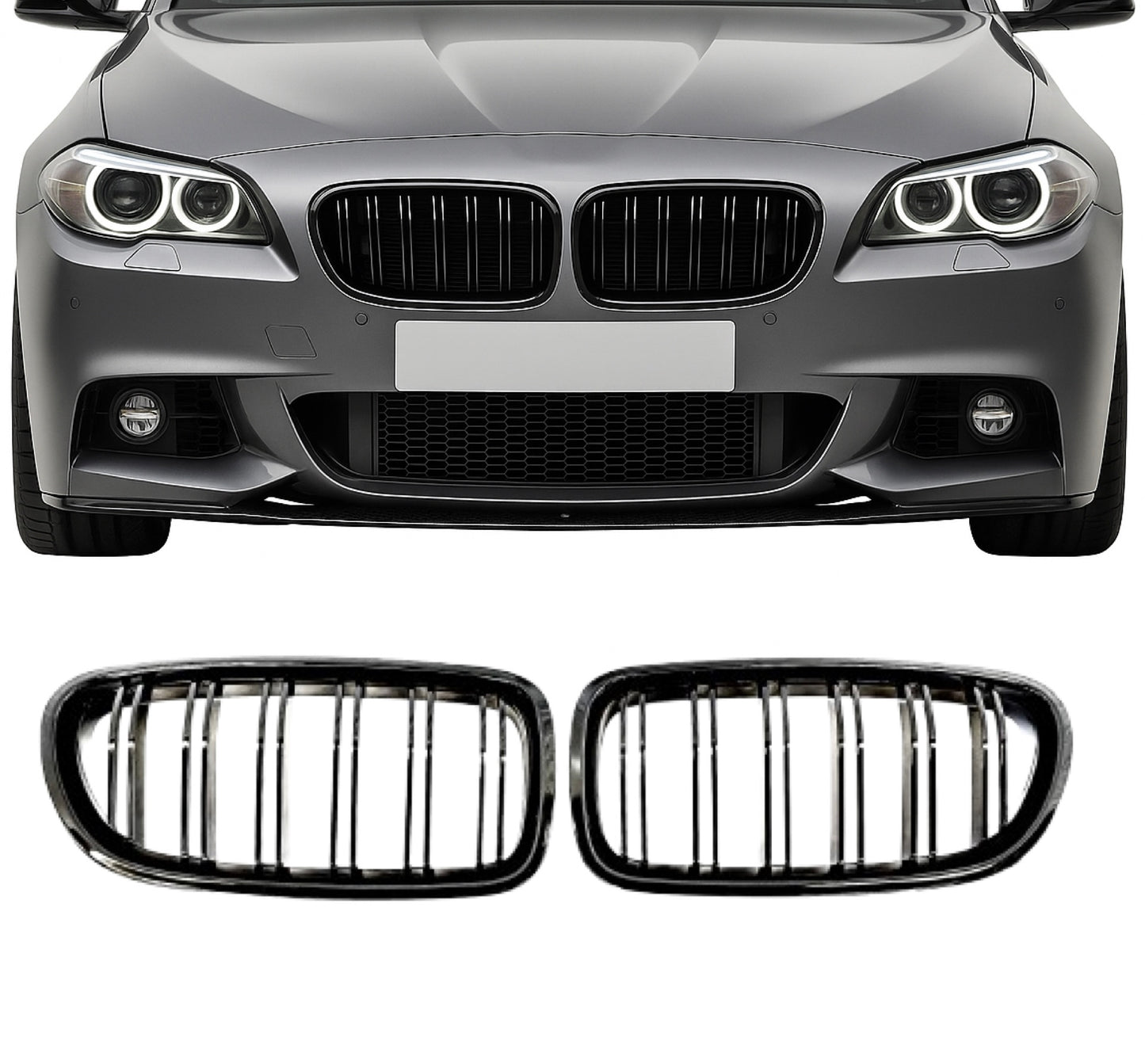 Njurar F10/F11 Blank Svart dubbelribbade (11-17)