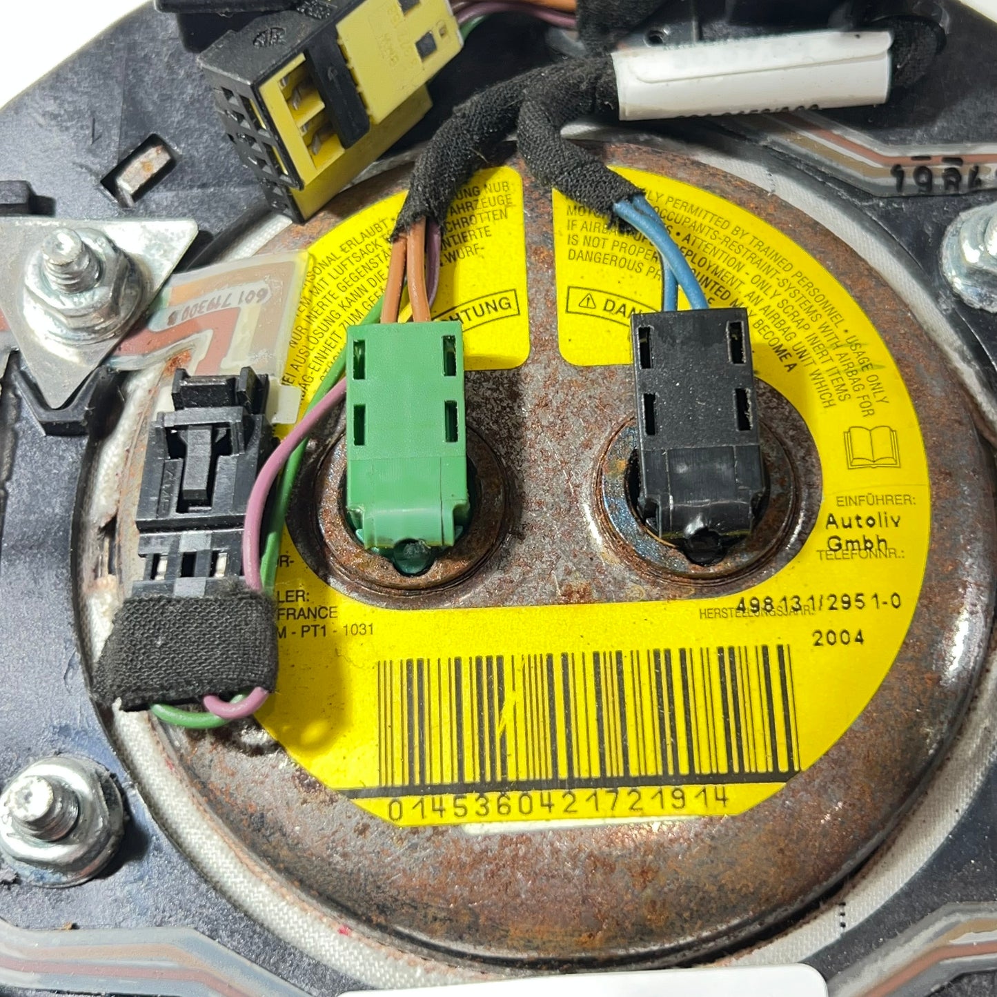 W0299 Airbag M-sport/Sport Bmw E61 / E60 Nyckel start art: 602536800