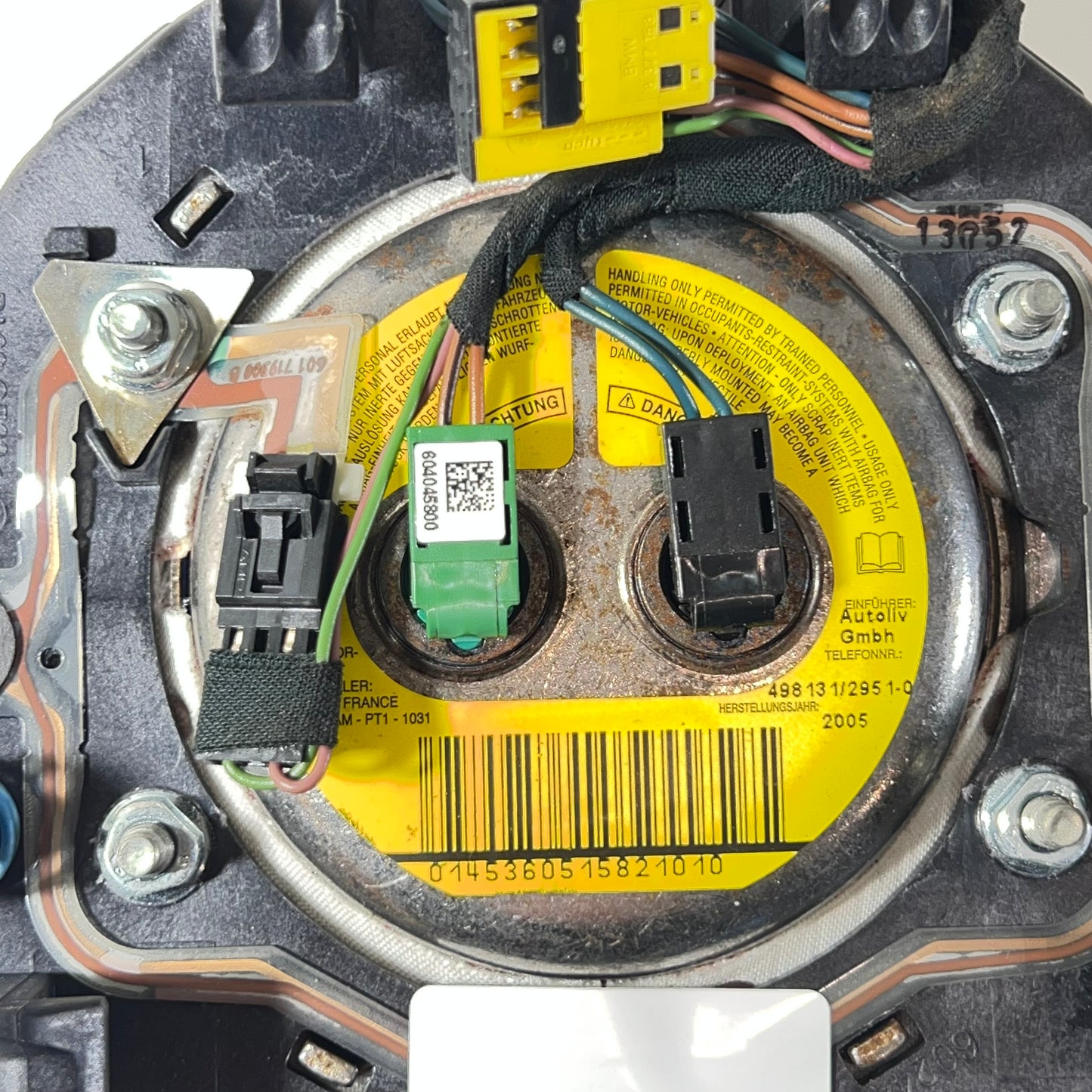 W0300 Airbag M-sport/Sport Bmw E61 / E60 Nyckel start art: 602536800