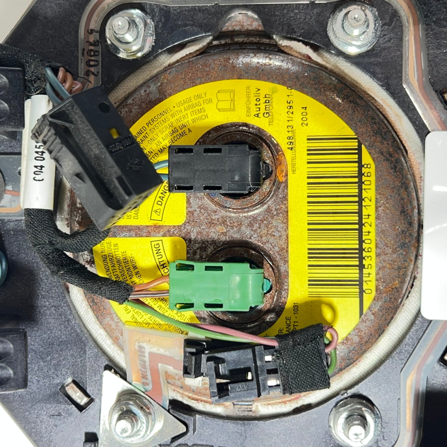 W0301 Airbag M-sport/Sport Bmw E61 / E60 Nyckel start art: 602536800