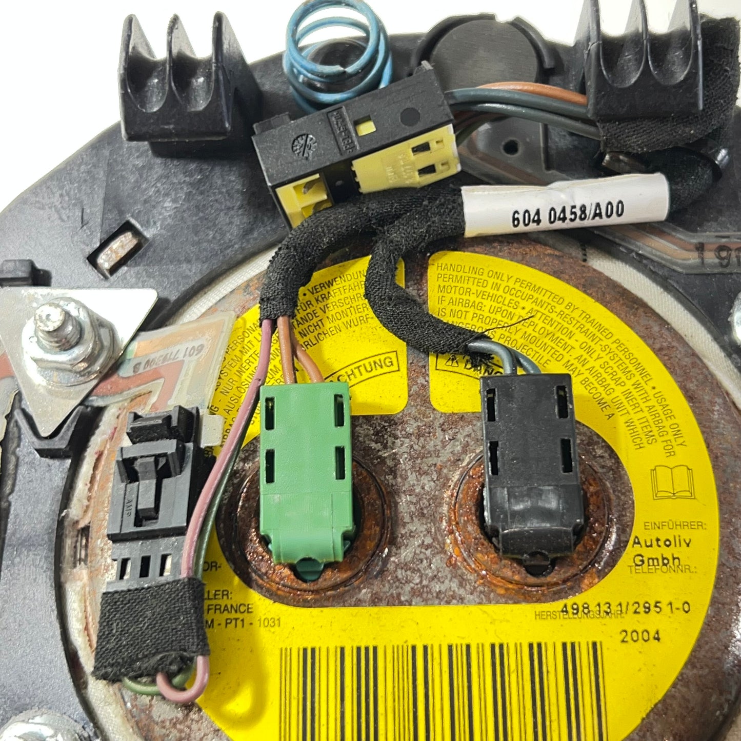 W0302 Airbag M-sport/Sport Bmw E61 / E60 Nyckel start art: 602536800