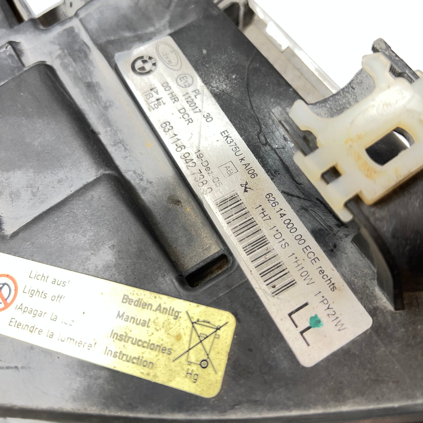 Framlykta höger Bmw E90 / E91 2005-2008 Pre Lci art: 631169427389