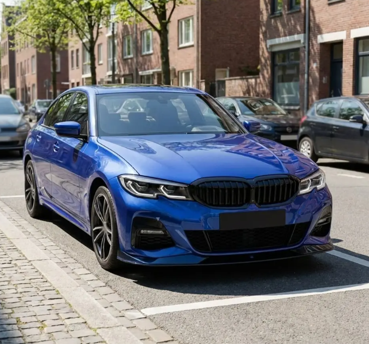 AC style Frontläpp G20/G21 Pre Lci Blank svart (18-22)