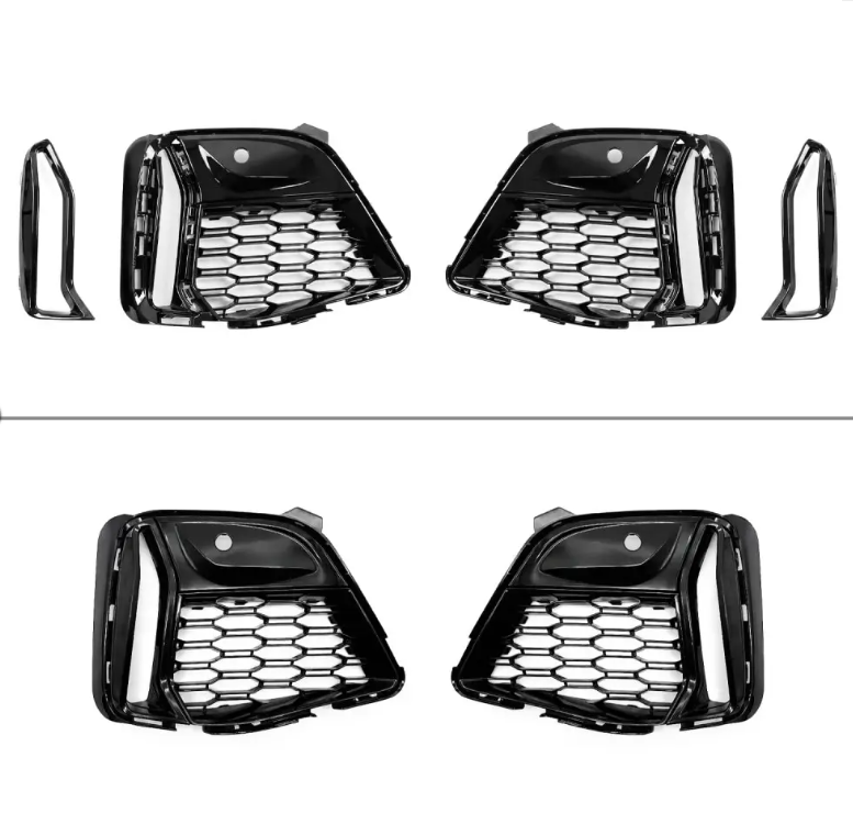 M340-stil Främre stötfångare Dimljus delete Grill sats för BMW G20 / G21 (18-22), blank svart