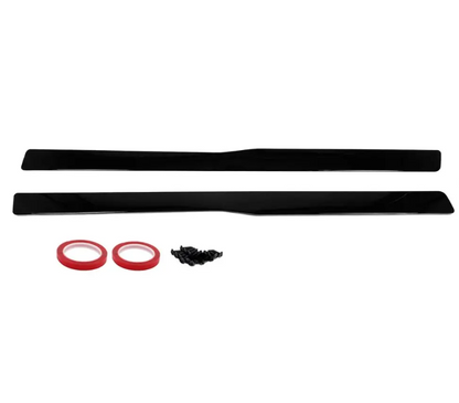 PSM stil Sidokjols diffuser sats för BMW F80 / F82 / F83, blank svart