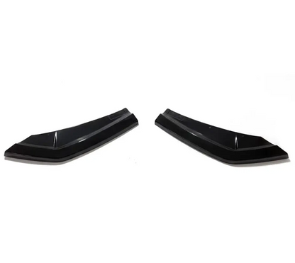 MX-stil Bakre stötfångare Sida stänkskydd - splitters sats för BMW X3 G01 PRE-LCI (18-21) med M-Pack, blank svart