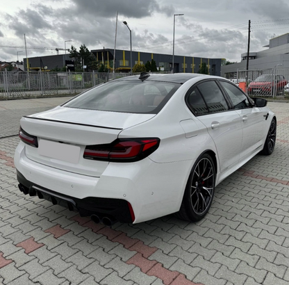 M5-Style vinge G30/F90 Blank svart (17-23)