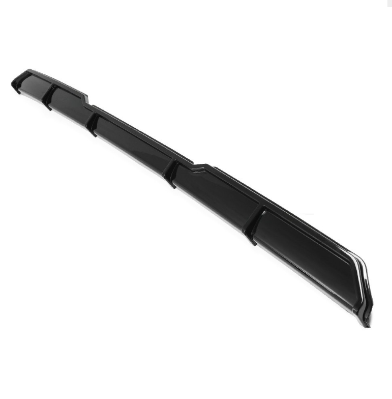MX style bakre diffuser + Bak sido diffuser Volkswagen Transporter T6/T6.1 Blank Svart