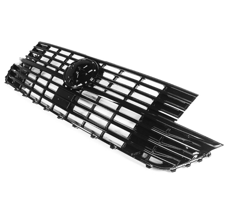 Frontgrill övre + nedre grill VW Transporter T6.1 (2019–2024) Blank Svart