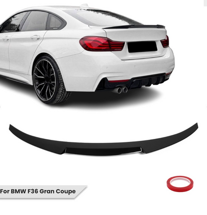 M4 Style vinge F36 Gran Coupe blank svart (14-20)