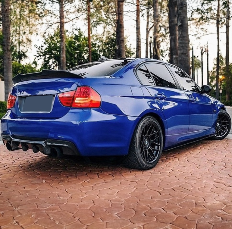 PSM look vinge E90 Blank svart (05-11)