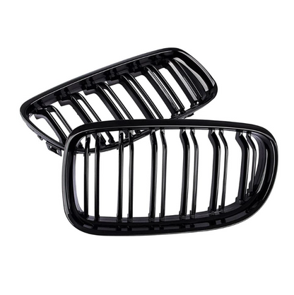 Njurar E90/E91 Blank Svart dubbelribbade (08-11) LCI