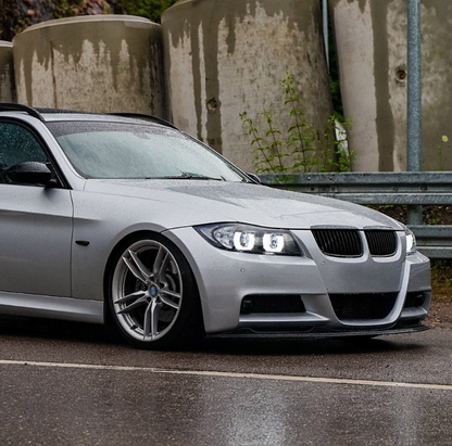 Frontläpp E90/E91 M sport Blank svart (05-08) Pre lci