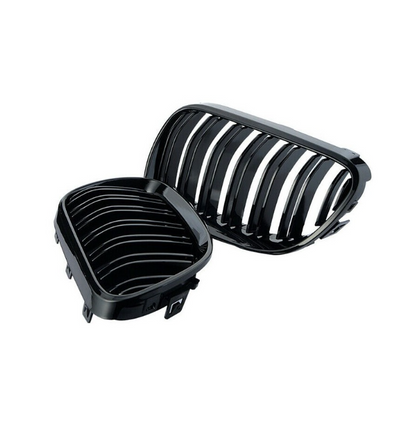 Njurar E92/E93 Blank Svart dubbelribbade (10-13) LCI