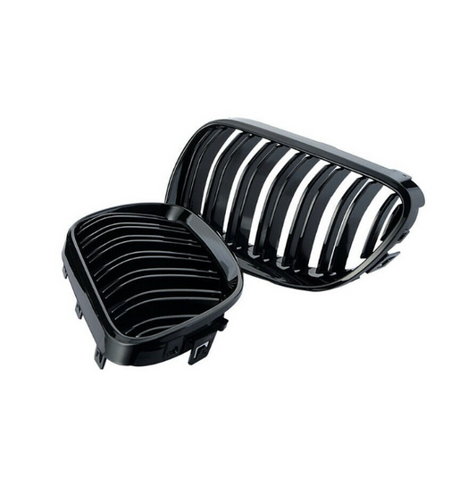 Njurar E92/E93 Blank Svart dubbelribbade (10-13) LCI