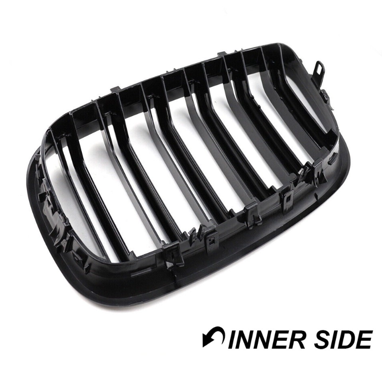 Njurar E70/E71 Blank Svart dubbelribbade (07-14)