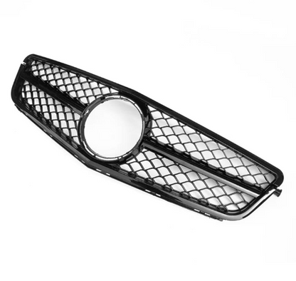 C63 style Grill Mercedes W204 / S204 / C204 Blank svart (07-14)