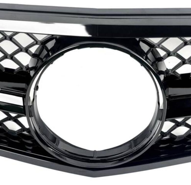 C63 style Grill Mercedes W204 / S204 / C204 Blank svart (07-14)