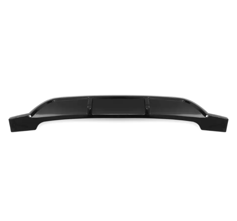 MX-stil Diffuser för bakre stötfångare + splitters sats för BMW X3 G01 PRE-LCI (18-21) med M-Pack, blank svart