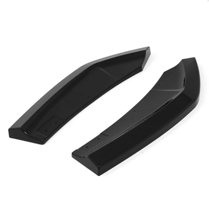 MX-stil Diffuser för bakre stötfångare + splitters sats för BMW X3 G01 PRE-LCI (18-21) med M-Pack, blank svart