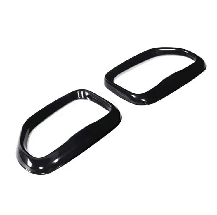 Avgasutblåsskydd / lister för BMW X3 G01 / X4 G02 PRE-LCI (18-21), blank svart