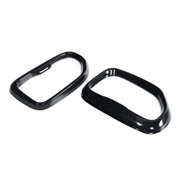 Avgasutblåsskydd / lister för BMW X3 G01 / X4 G02 PRE-LCI (18-21), blank svart