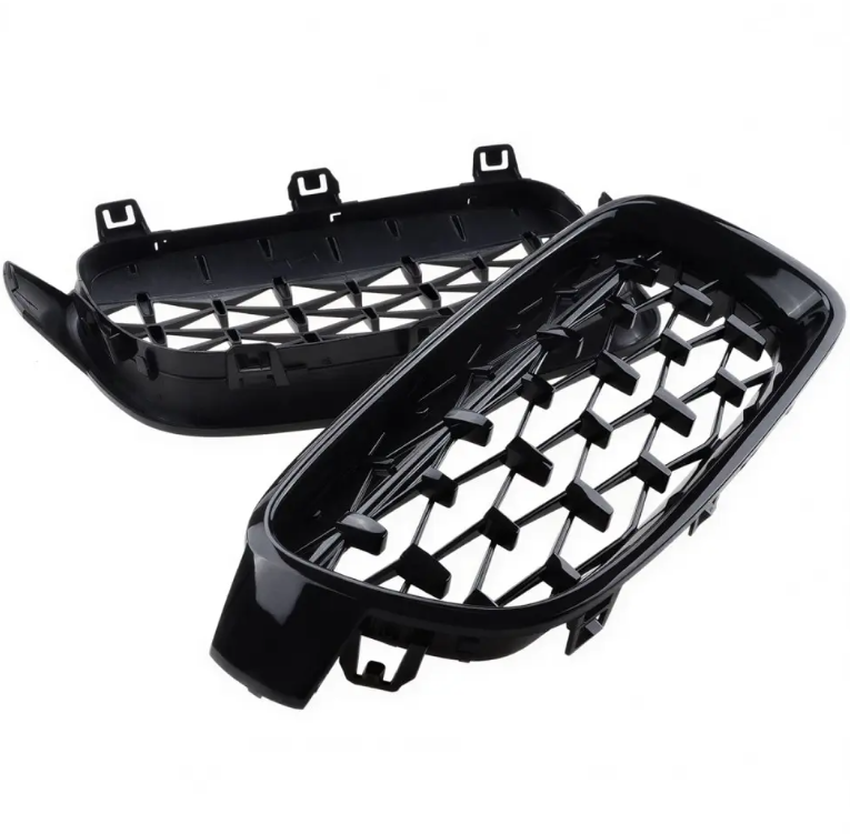 Diamond Främre njurar för BMW F30 / F31, blank svart